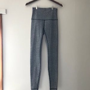 Houndstooth Lululemon High Rise Wunder Under Tight