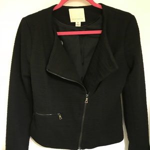 Black Textured Blazer
