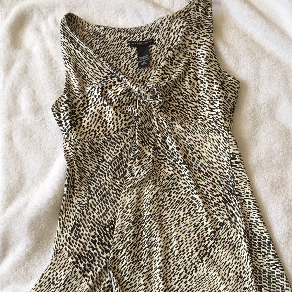 Black and white NY&Co. dress