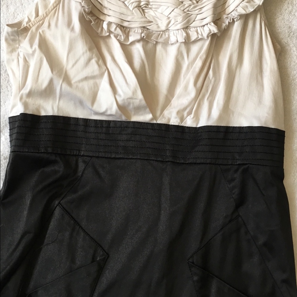 Xoxo business date dress black and white