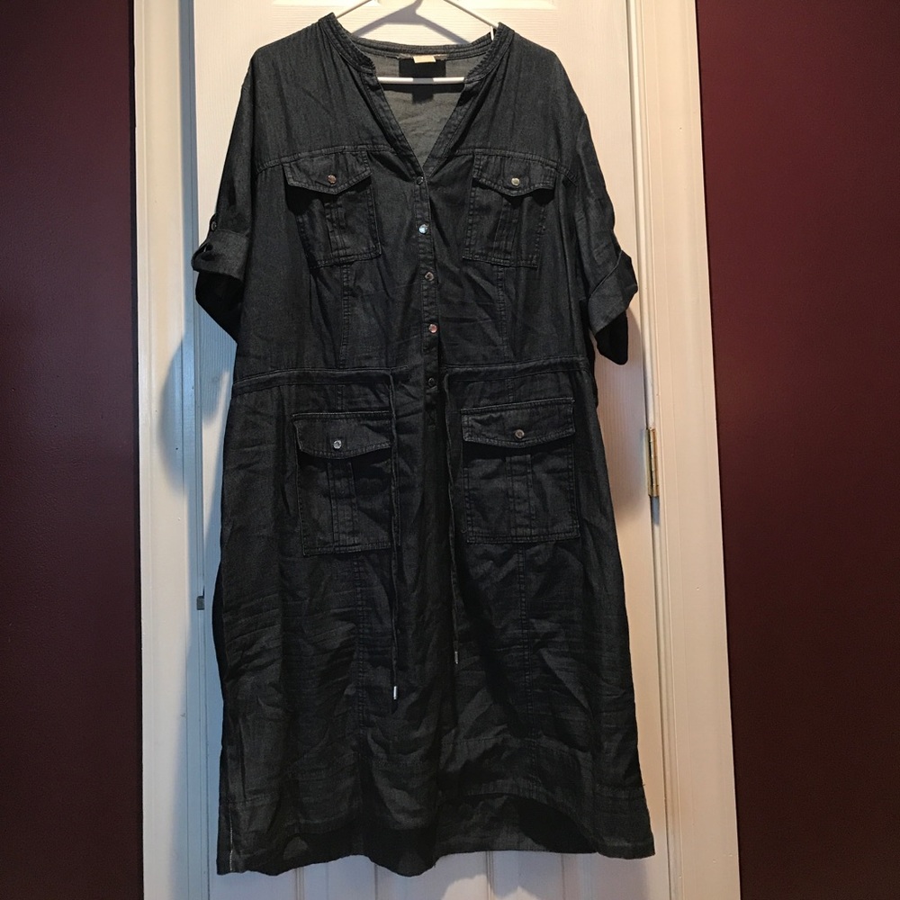 Gorgeous Michael Kors Denim Shirt Dress