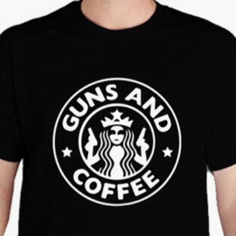 Guns and Coffee tshirt