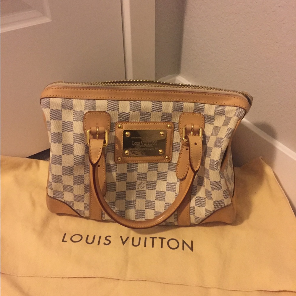 Louis Vuitton Damier Azur Berkeley Satchel