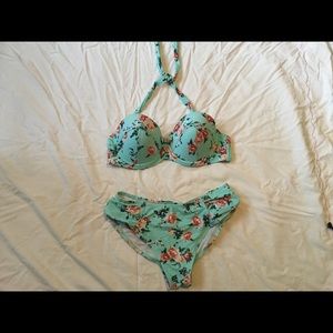 Floral bathing suit