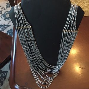 Brand new silver multilayer necklace