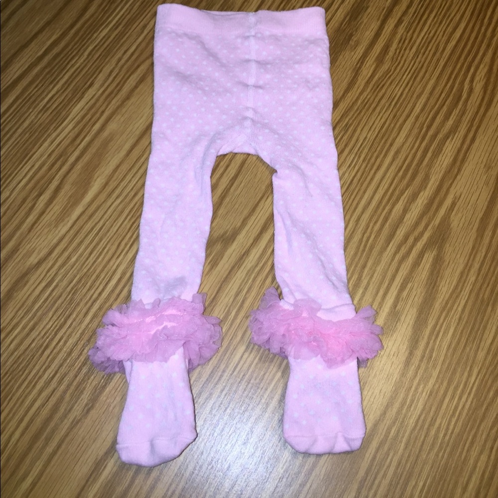 Pink footed pants