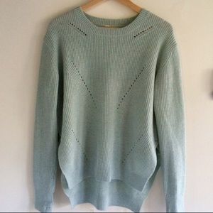 LULULEMON HI-LO MINT SWEATER