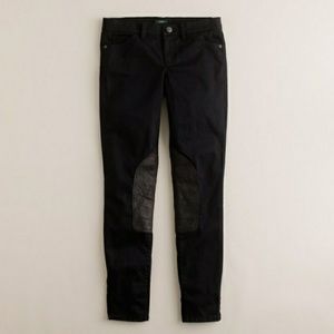 NWOTJ Crew Toothpick Pants with Leather Patch SZ28