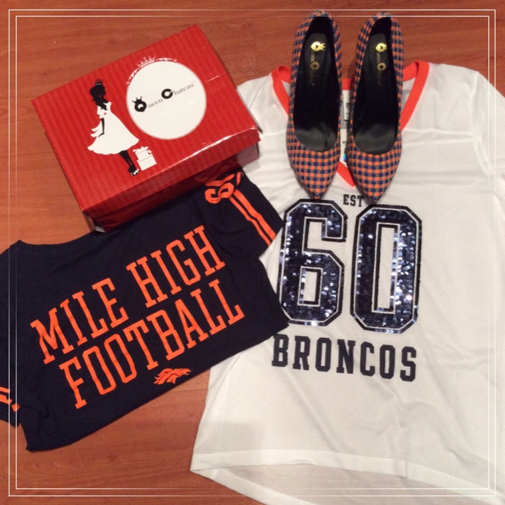 🔷🔶 Denver Broncos Heels NEW 🔶🔷
