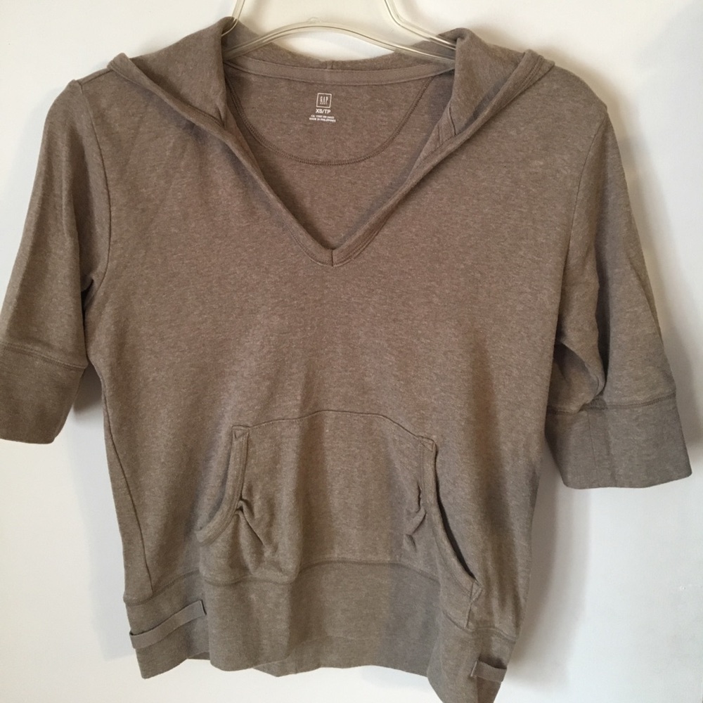 Hoodie with 3/4 sleeves