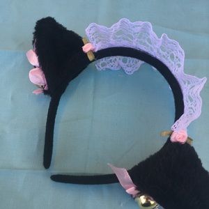 Kawaii cat headband // handmade