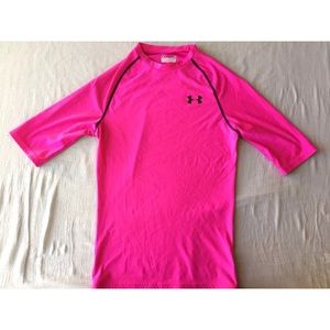 Under Armour Heat Gear Compression Size L Pink