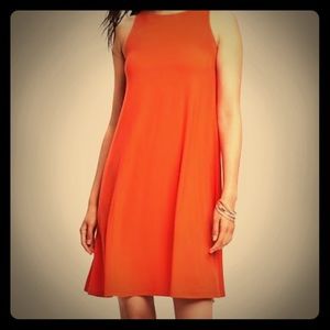 Orange swing dress by old navy