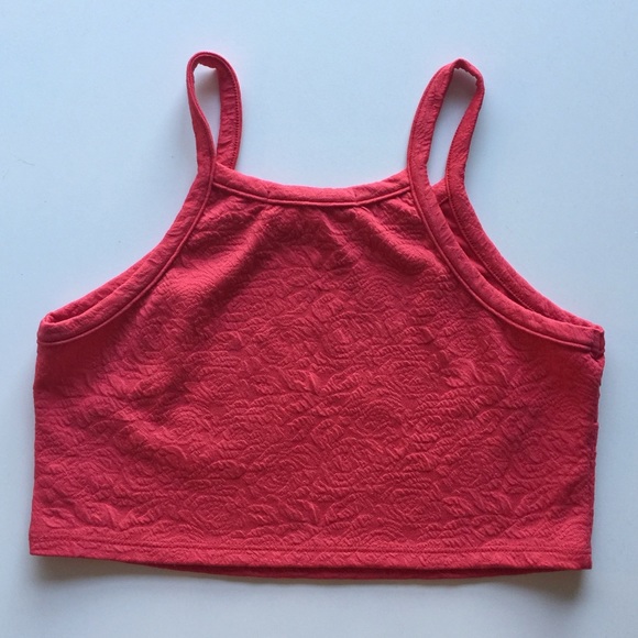 Foreign Exchange Red Crop Top - Picture 3 of 3