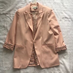 Forever 21 blush blazer