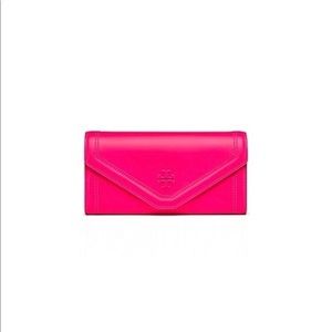 Tory Burch "Kira" Neon Continental Wallet