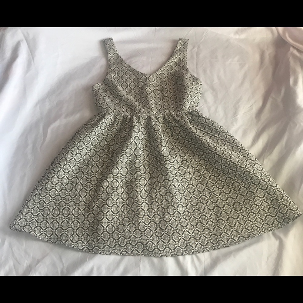 fab’rik Party Dress Silver and Blue