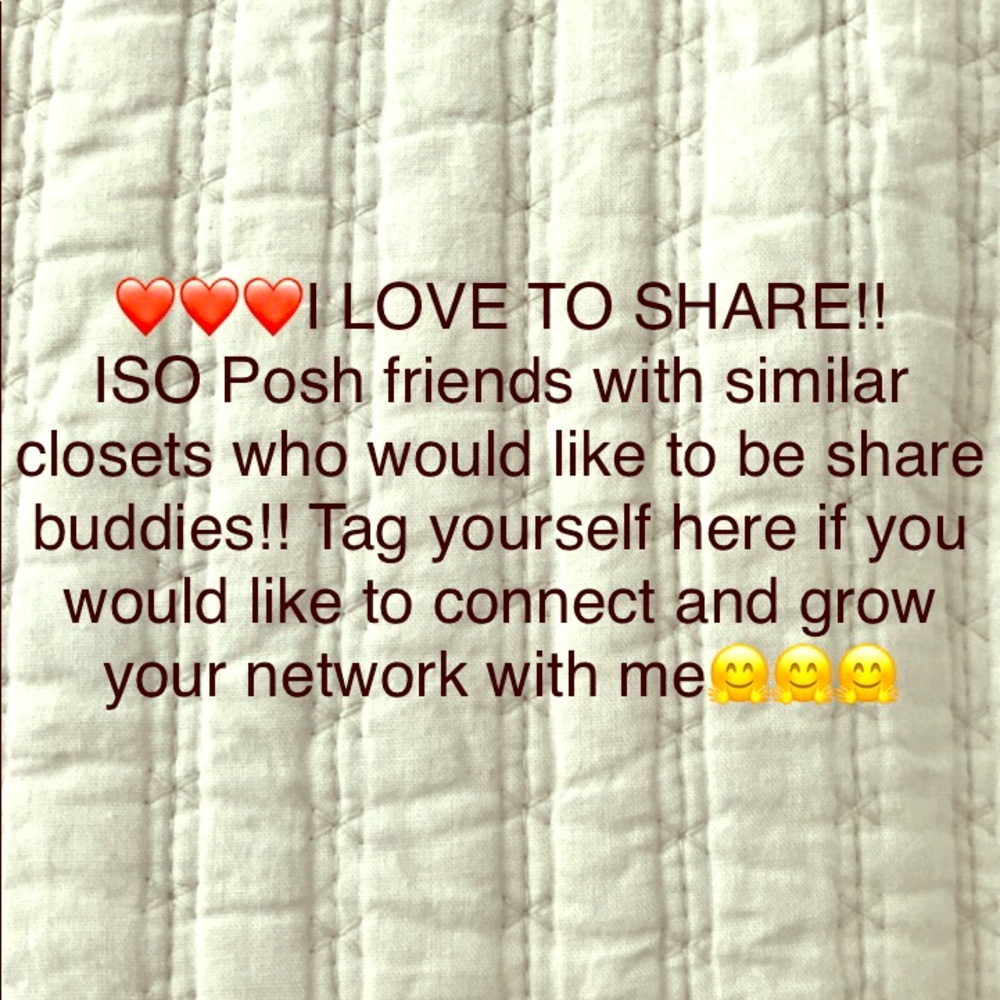 ISO share buddies with similar closets!!