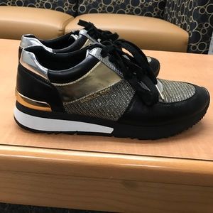 Michael Kors Allie Mixed Media Sneakers