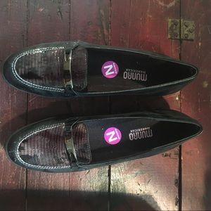 Brown/Black Munro Loafers - Never Worn, Size 8N.