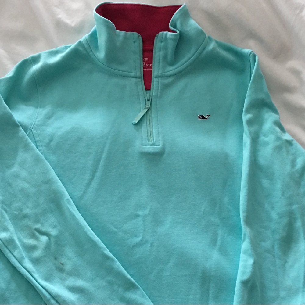 Womans cotton 1/4 zip.