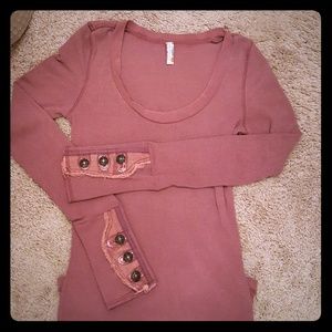 RARE - Free People Moto - Cuff Thermal