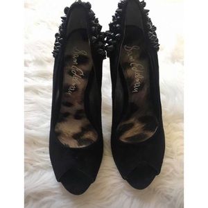 Sam Edelman studded peep toe pumps 7M