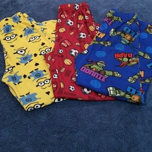 Boys fleece pajama bottoms