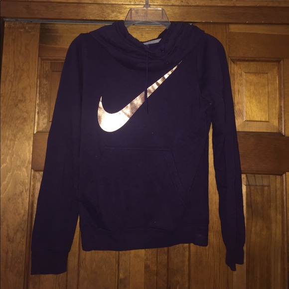 Nike Tops - Nike hoodie purple XS