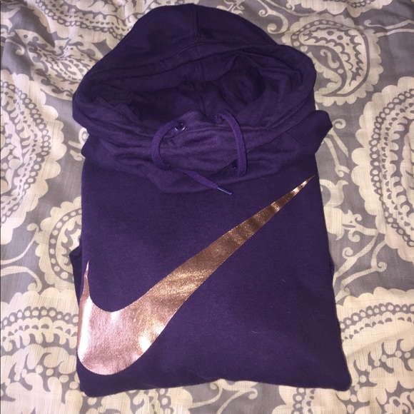 Nike hoodie purple XS - Picture 3 of 4