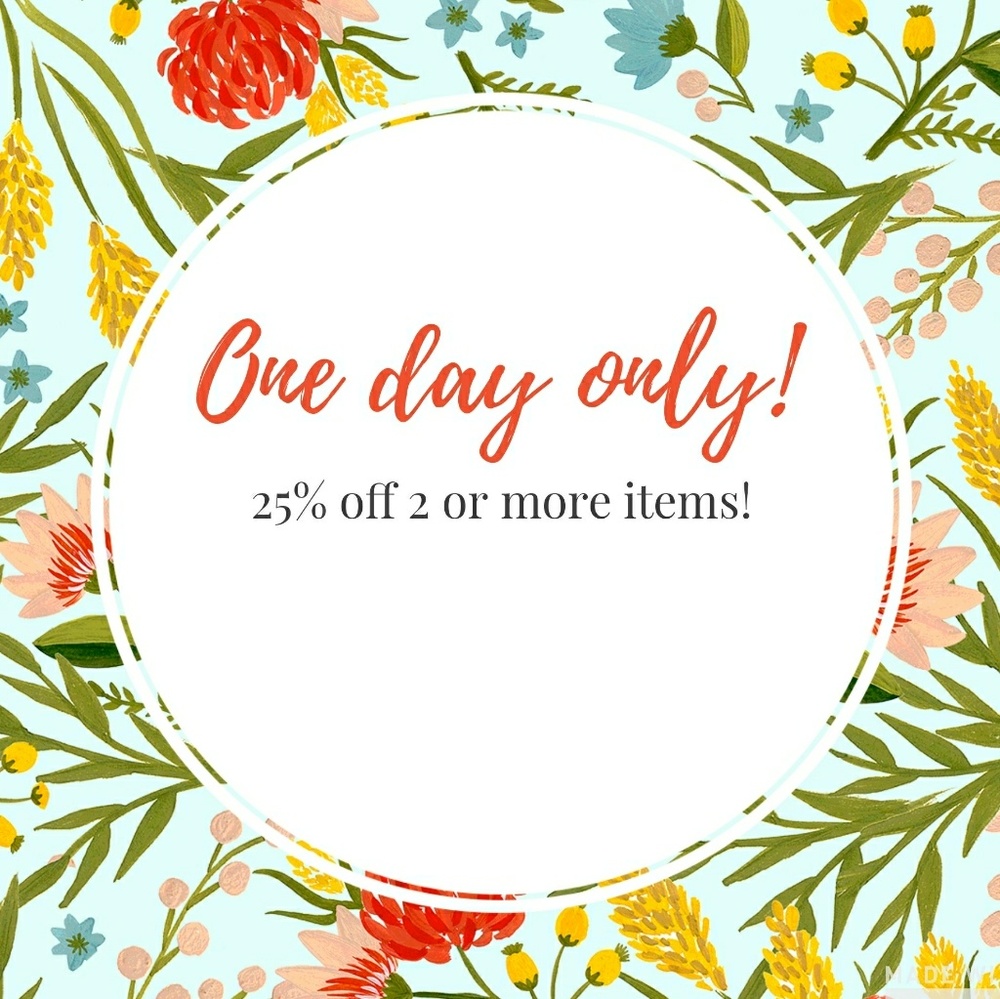 MONDAY SALE!