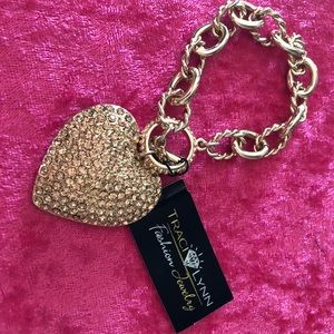 Traci Lynn Gold colored  boutique club bracelet