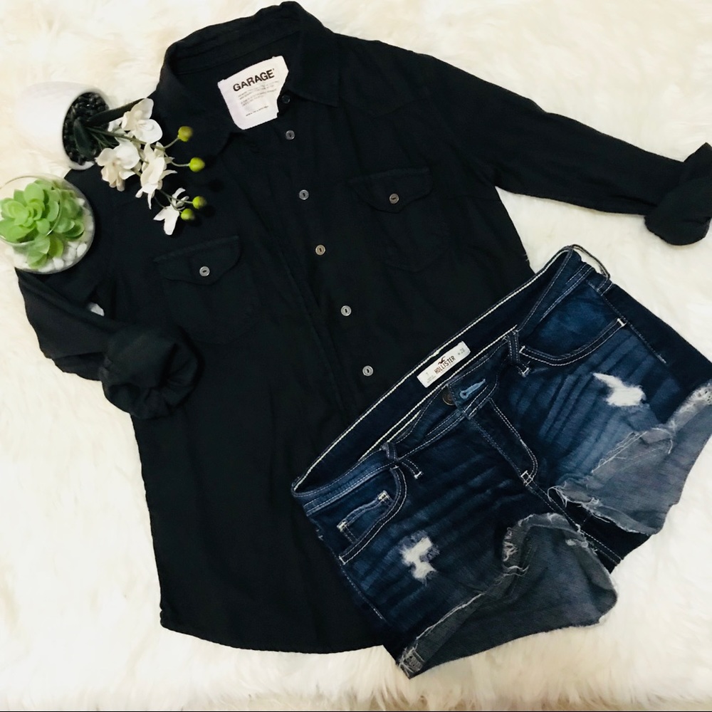 Garage grey long sleeves shirt