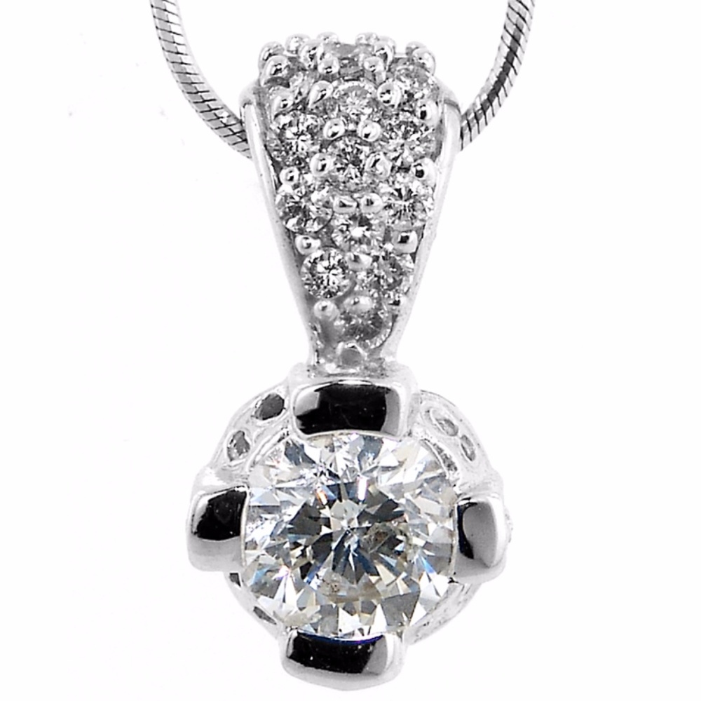 Diamond Pendant 14k white gold Gorgeous!!!!