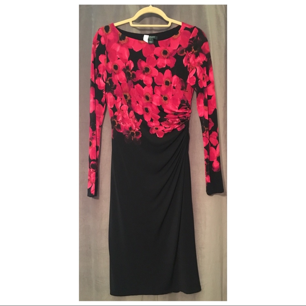Lauren by Ralph Lauren Pleated Dress