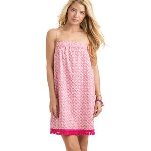 Vineyard Vines Swing Coverup Dress Pink beach swim