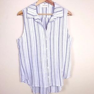 NWOT Anthropologie Cloth & Stone Button Down Shirt