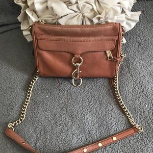 Rebecca Minkoff mini Mac satchel in camel