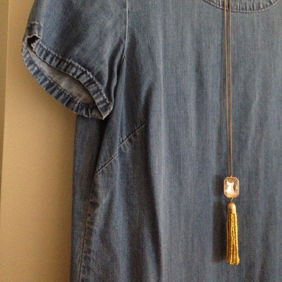 Banana Republic Denim Dress Size 6 - Picture 2 of 5