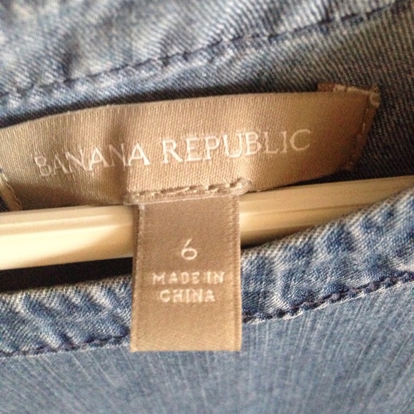 Banana Republic Denim Dress Size 6 - Picture 3 of 5
