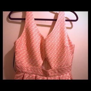 H&M pink and white dress size L
