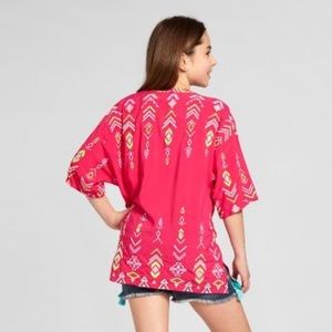 NWT Cat & Jack Girls M 7 8 Pink Kimono