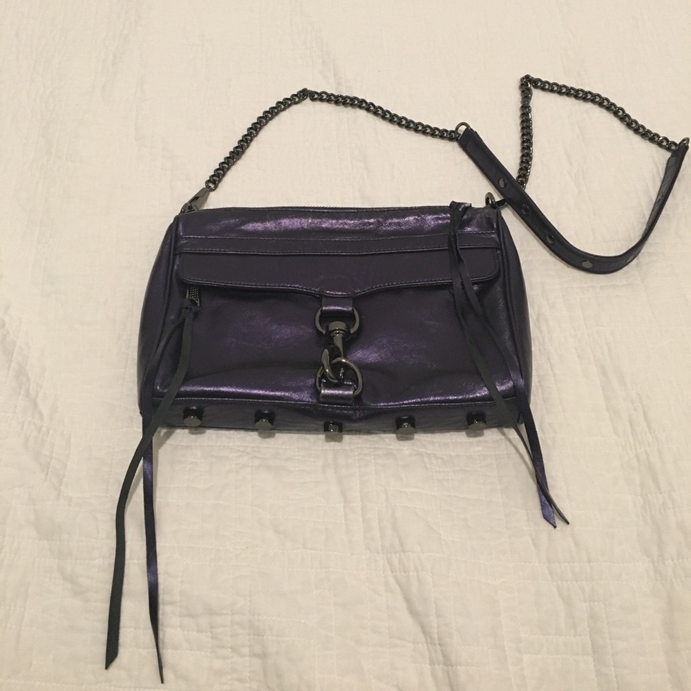Metallic Purple Rebecca Minkoff MAC Crossbody