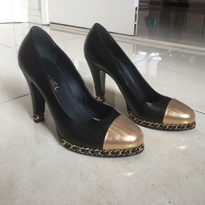 Chanel Chain Pumps