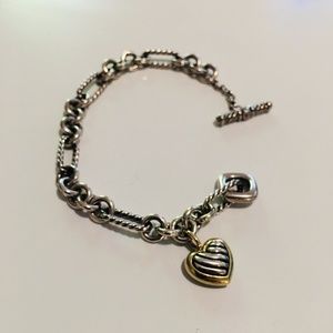 David Yurman Cable Heart Bracelet