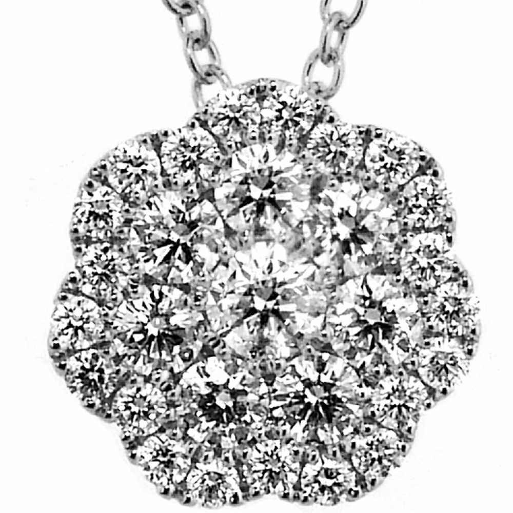 Diamond Pendant 14k white gold .23TCW BEAUTIFUL!!!