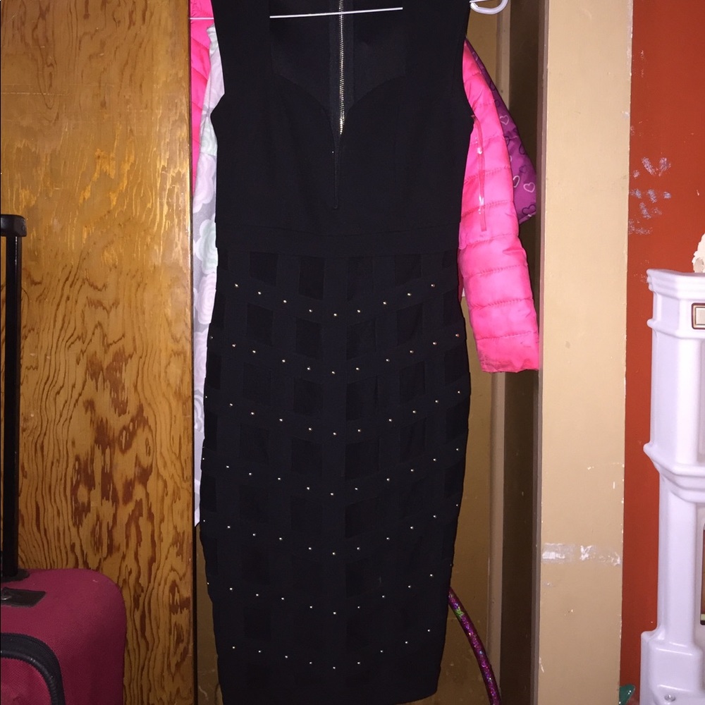 Sexy black dress