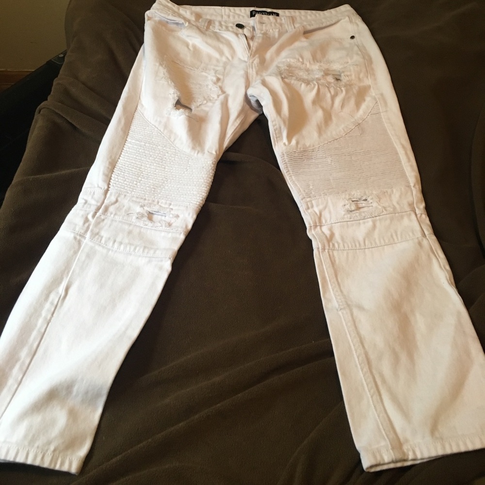 White jeans