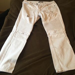 White jeans