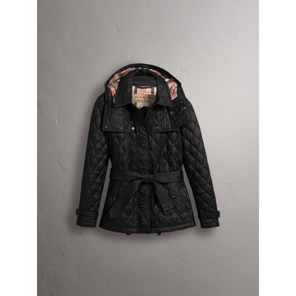 Burberry trench jacket with detachable hood
